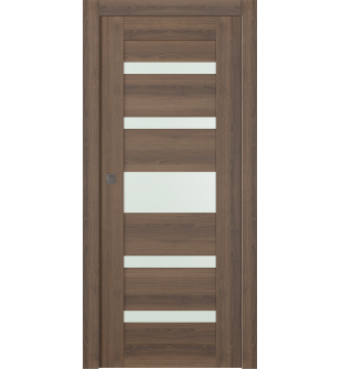 Avon 07-05 Vetro Pecan Nutwood Pocket doors