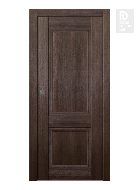 Oxford Duo 07 R Veralinga Oak Modern Interior Pocket Door by Belldinni