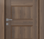 Oxford Uno 07 3R Pecan Nutwood Modern Interior Door by Belldinni