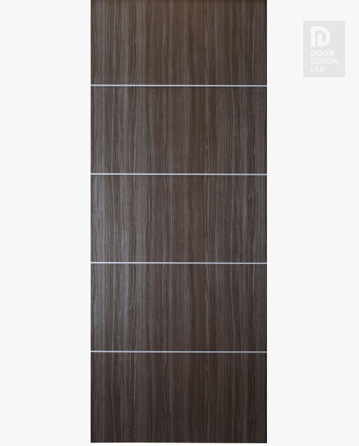 Modern Interior DOOR SLAB PALLADIO 4H GRAY OAK 24" X 92 1/2" X 1 9/16" SOLID CORE