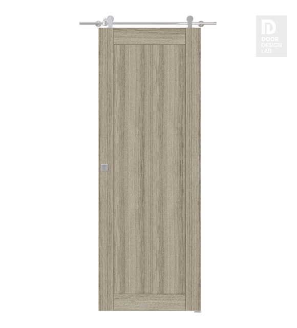 Shaker 1 Panel Shambor Modern Interior Barn Door by Belldinni