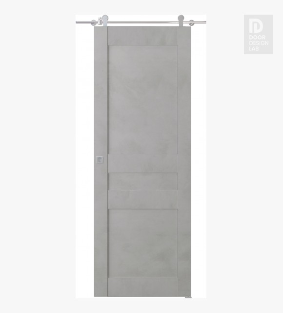 Avon 07 2R Light Urban Modern Interior Barn Door by Belldinni