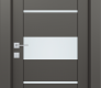 Avon 07-06 Vetro Gray Matte Modern Interior Door by Belldinni