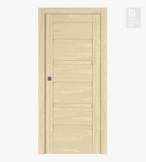 Louver Loire Ash Modern Interior Pocket Door by Belldinni