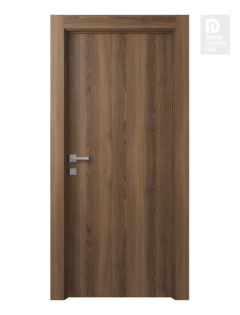 Optima Pecan Nutwood Modern Interior Door by Belldinni