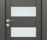 Avon 07-08 Vetro Gray Matte Modern Interior Door by Belldinni