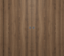 Optima Pecan Nutwood Modern Interior Double Pocket Doors by Belldinni