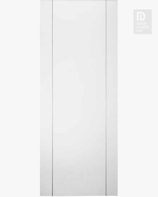 Modern Interior DOOR SLAB OPTIMA 2U SNOW WHITE 24" X 80" X 1 3/4" SOLID CORE