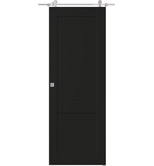 Avon 07 R Black Matte Barn doors
