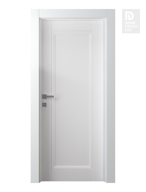 Oxford Duo 07 Snow White Modern Interior Door by Belldinni