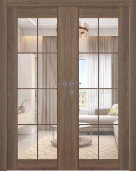 Avon 8 Lite Clear Vetro Pecan Nutwood