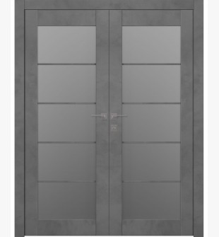 Avon 5 Lite Vetro Dark Urban Double doors