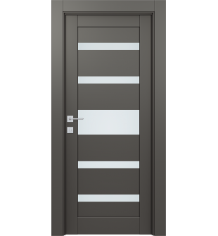Avon 07-05 Vetro Gray Matte Single Doors
