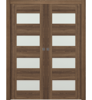 Avon 07-08 Vetro Pecan Nutwood Double pocket doors