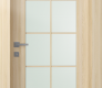 Avon 10 Lite Vetro Loire Ash Modern Interior Door by Belldinni