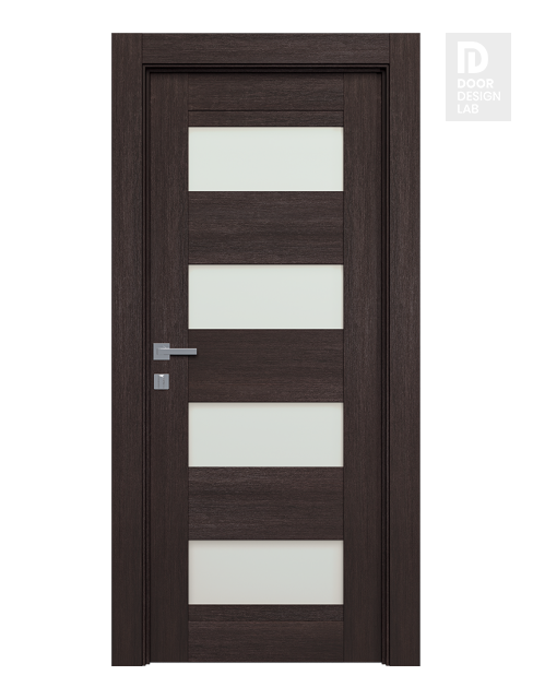 Avon 07-08 Vetro Veralinga Oak Modern Interior Door by Belldinni