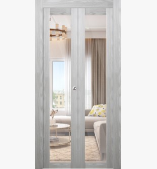 Avon 207 Clear Vetro Ribeira Ash Bi-folding doors