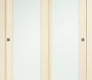 Avon 207 Vetro Loire Ash Modern Interior Bypass Doors by Belldinni