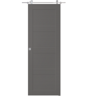 Avon 07 3R Gray Matte Barn doors