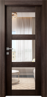 Avon 3 Lite Clear Vetro Veralinga Oak