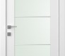 Palladio 202 4H Vetro Bianco Noble Modern Interior Door by Belldinni