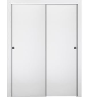 Smart Pro Flat Polar White Bypass doors