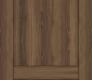 Shaker 2 Panel Pecan Nutwood Modern Interior Hidden Barn Door by Belldinni