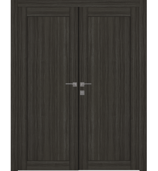 Shaker 1 Panel Gray Oak Double doors