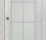 Avon 8 Lite Vetro Ribeira Ash Modern Interior Pocket Door by Belldinni