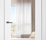 Smart Pro 207 Clear Vetro Polar White Modern Interior Door by Belldinni