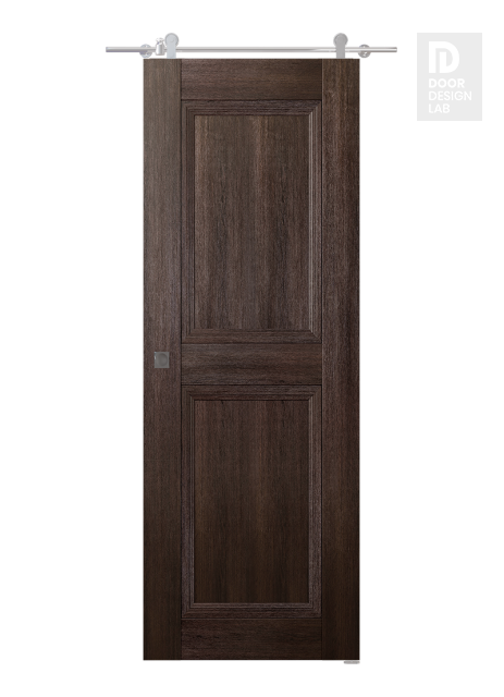 Oxford Duo 07 Rn Veralinga Oak Modern Interior Barn Door by Belldinni