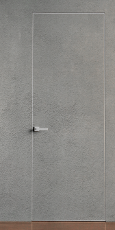 Primed Door Example For Plastering In Grey