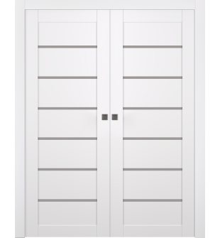 Alba Snow White Double pocket doors