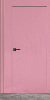 Primed Door Example For Plastering In Pink