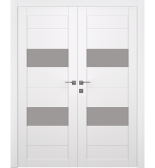 Berta Vetro Snow White Double doors