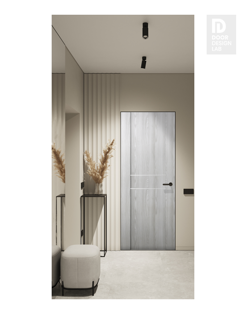 Avon 01 2Hn Ribeira Ash Modern Interior Frameless Door by Belldinni