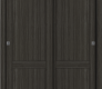 Shaker 2 Panel Gray Oak Modern Interior Bypass Doors by Belldinni