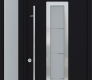 MODERN FRONT STEEL DOOR ARGOS BLACK/WHITE 49 1/4" X 95 11/16" RHI + SIDELITE LEFT/TRANSOM