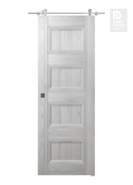 Oxford Duo 07 3R Ribeira Ash Modern Interior Barn Door by Belldinni