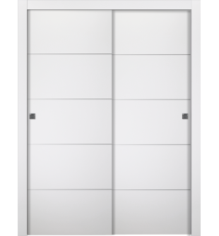 Optima 4H Snow White Bypass doors