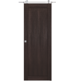 Shaker 1 Panel Veralinga Oak Barn doors
