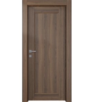 Oxford Uno 07 Pecan Nutwood Single Doors