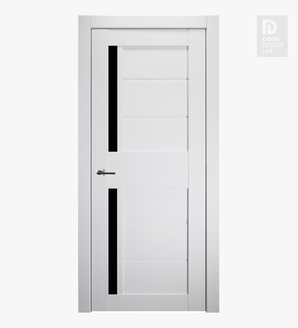Esta Bl Vetro Bianco Noble Modern Interior Door by Belldinni