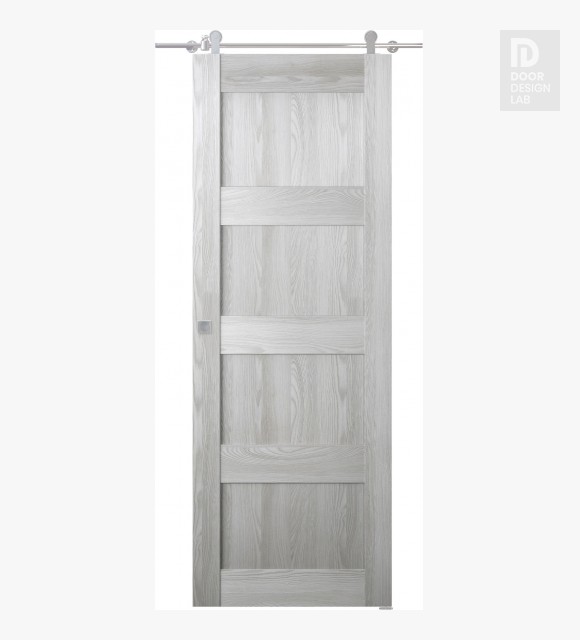 Avon 07 3R Ribeira Ash Modern Interior Barn Door by Belldinni