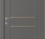 Avon 01 2Hn Gold Gray Matte Modern Interior Door by Belldinni