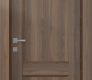 Oxford Uno 07 R Pecan Nutwood Modern Interior Door by Belldinni