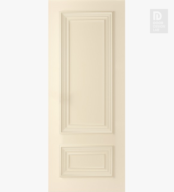 Modern Interior DOOR SLAB PALAZZO 2 IVORY 28" X 92 1/2" X 1 3/4" SOLID CORE