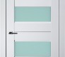 Dessa Vetro Bianco Noble Modern Interior Door by Belldinni