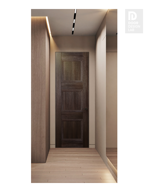 Oxford Duo 07 2Rn Veralinga Oak Modern Interior Frameless Door by Belldinni