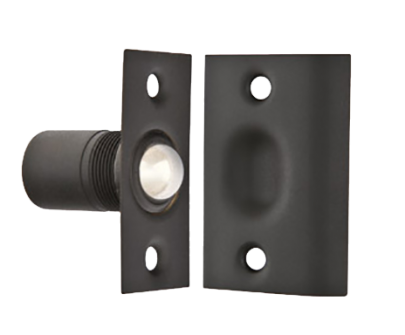 BALL & CATCH SOLID BRASS - 8802 US19 FLAT BLACK